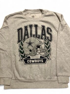 Gameday Couture Dallas Cowboys Boxy Crewneck Sweatshirt Oversized Boyfriend M